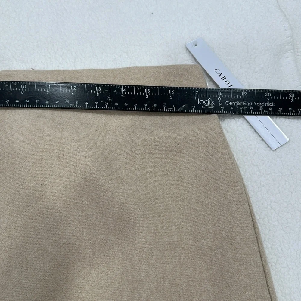 NWT Skirt Midi size L light tan light light khaki cargo packets - Picture 6 of 9